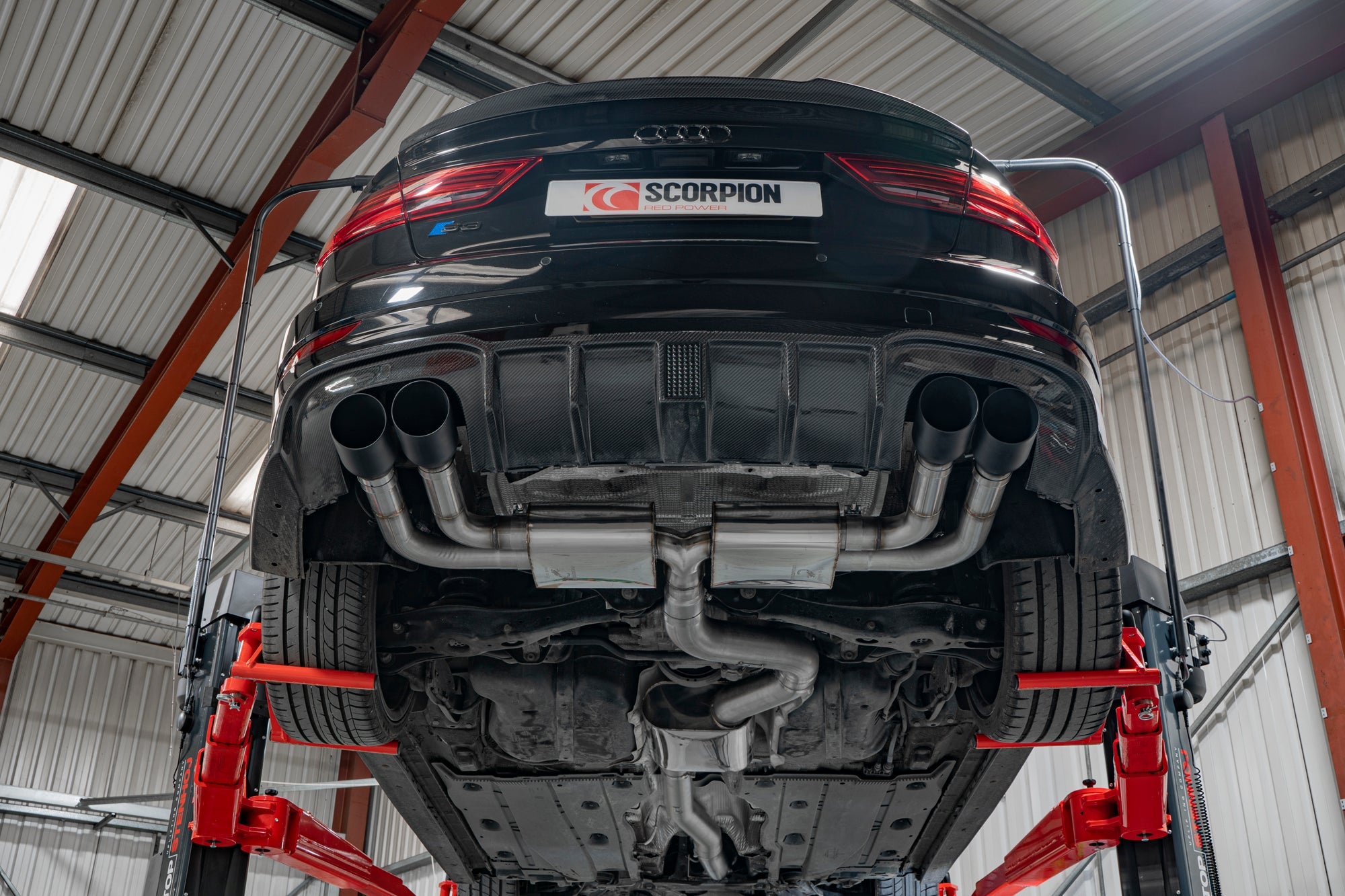 Scorpion Catback uitlaat Audi S3 8V Sedan-54