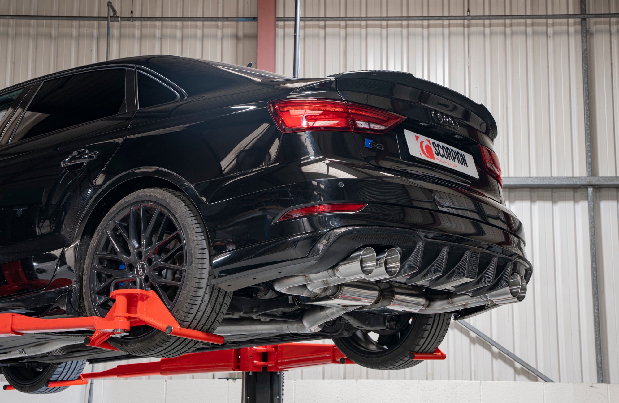 Scorpion Catback uitlaat Audi S3 8V Sedan-60