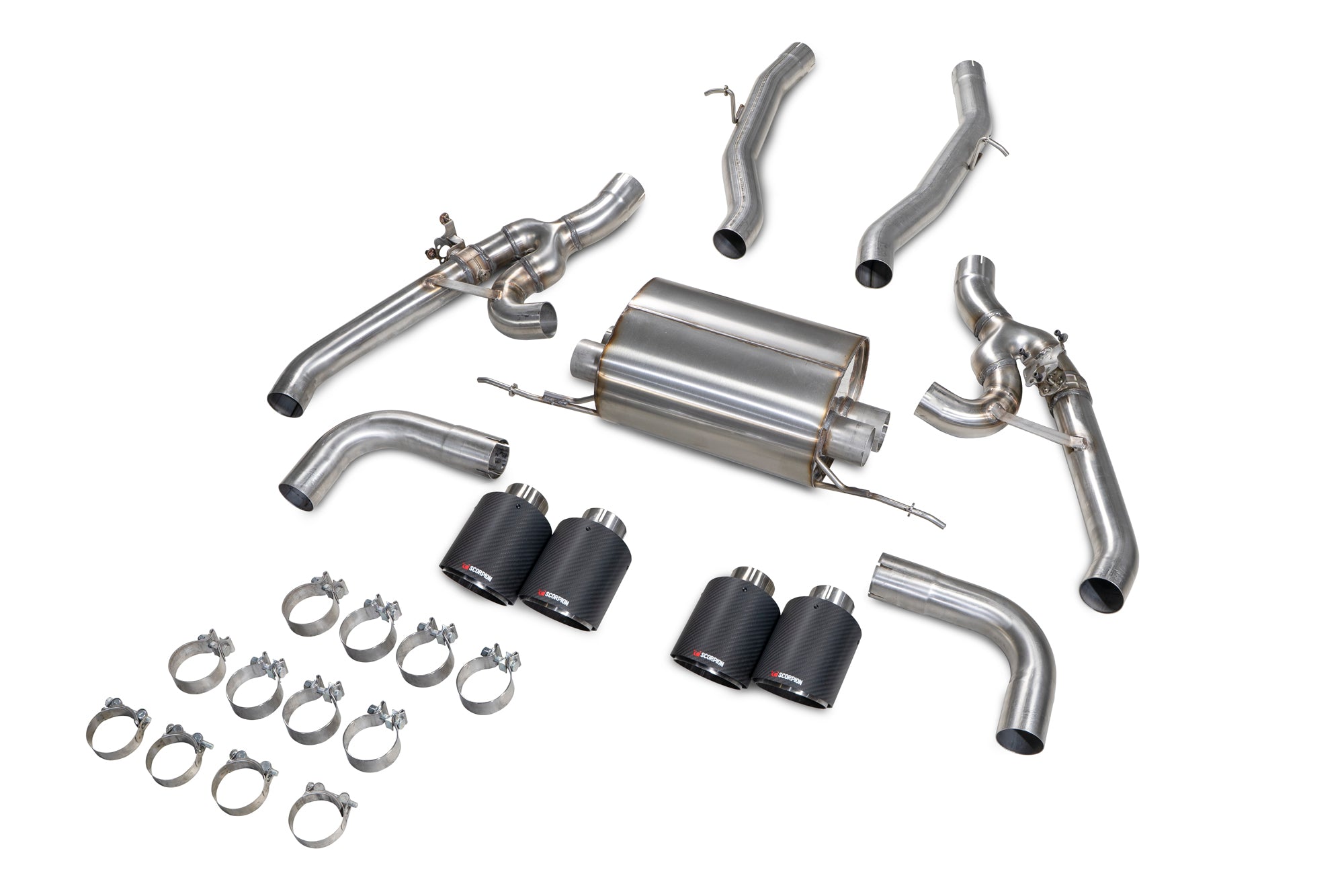 Scorpion Catback uitlaat BMW X3M F97 / X4M F98 Pre-Facelift-2