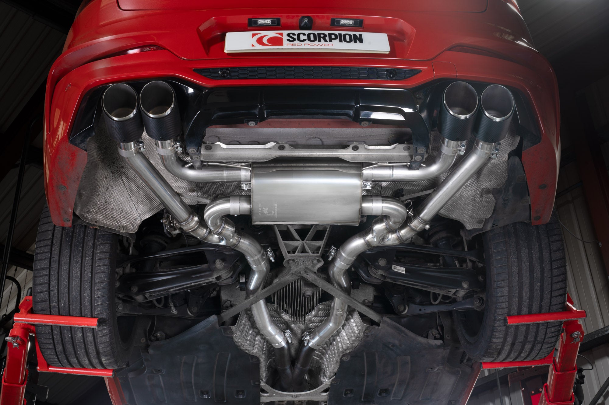 Scorpion Catback uitlaat BMW X3M F97 / X4M F98 Pre-Facelift-4