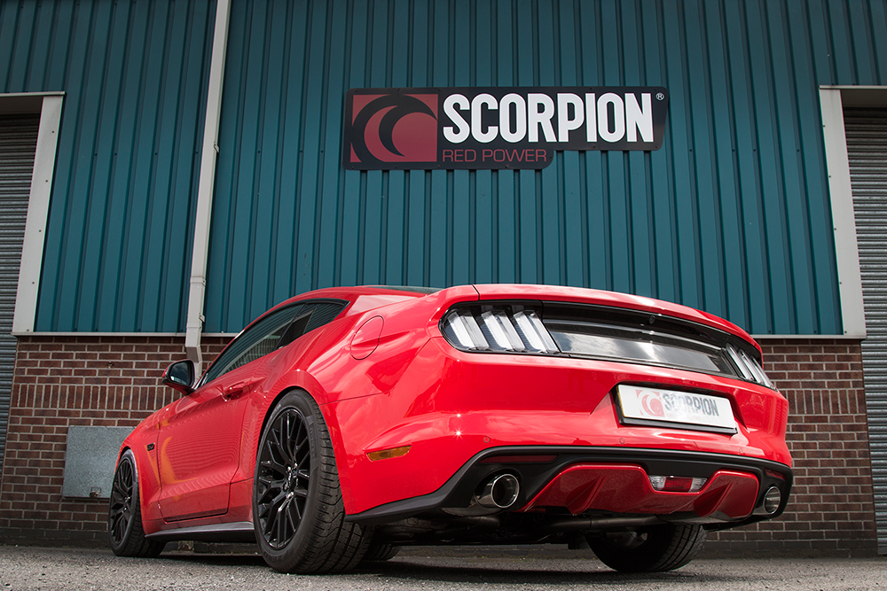 Scorpion Catback uitlaat Ford Mustang S550 V8 5.0 GT-7
