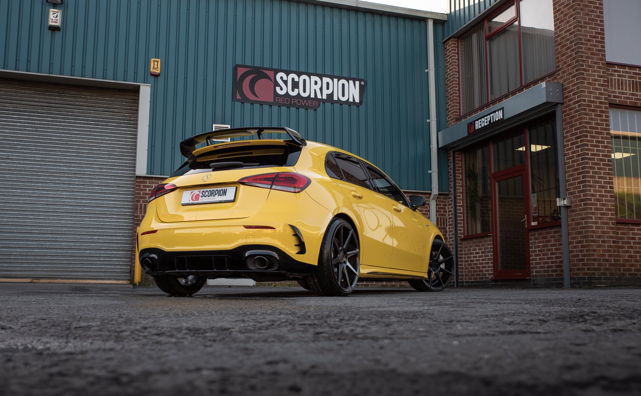 Scorpion Catback uitlaat Mercedes A35 AMG W177-11