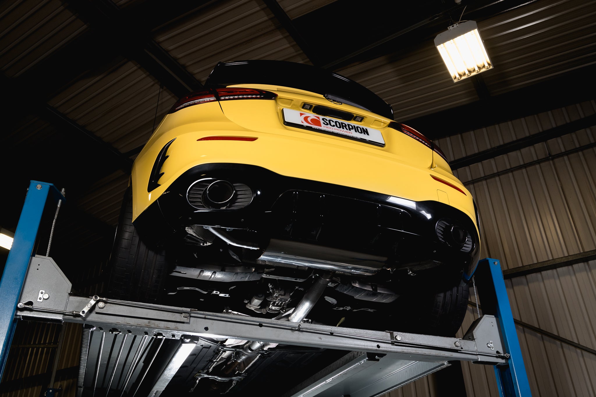 Scorpion Catback uitlaat Mercedes A35 AMG W177-9