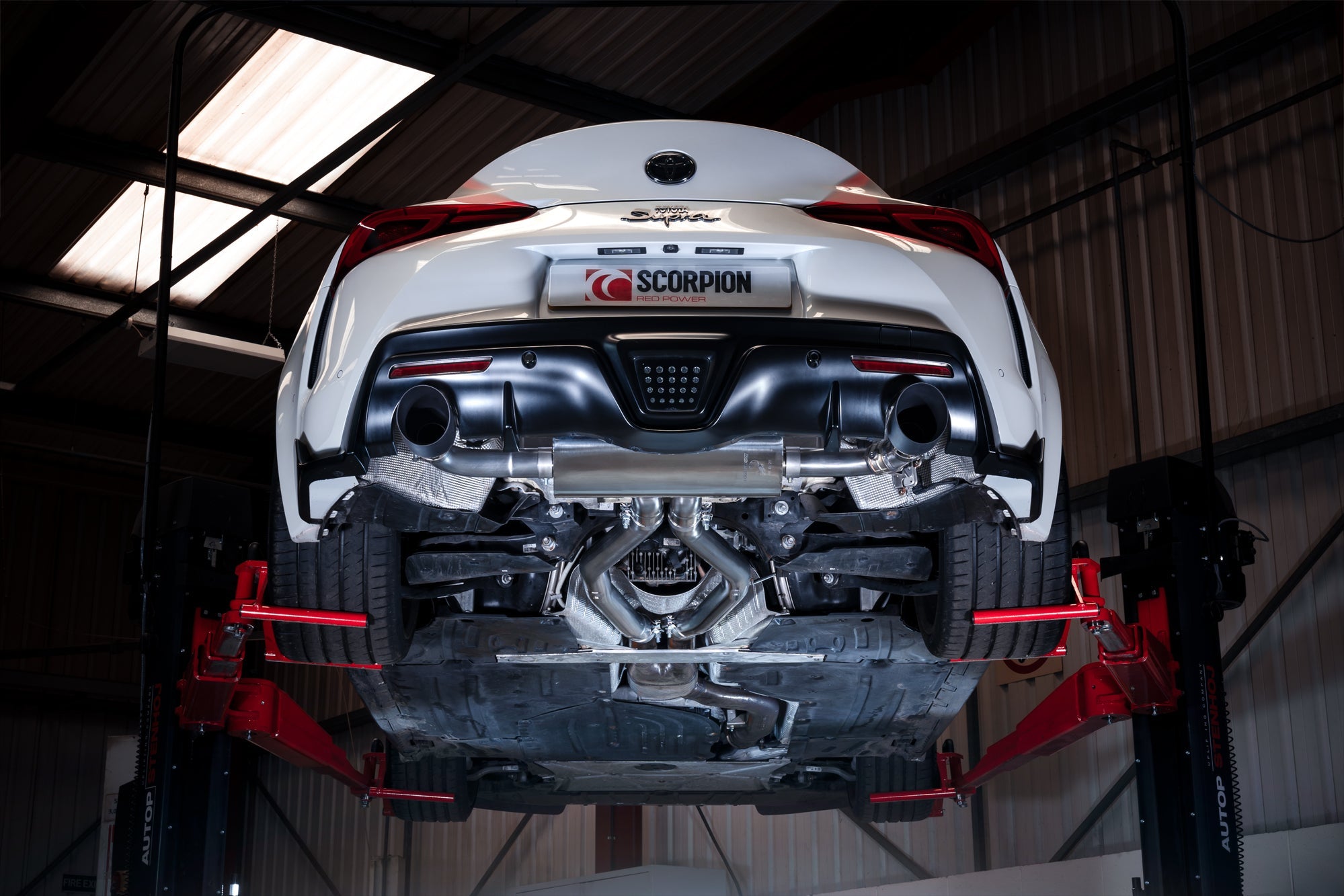 Échappement Scorpion GPF-back pour Toyota Supra GR 3.0 A90 Mk5-10
