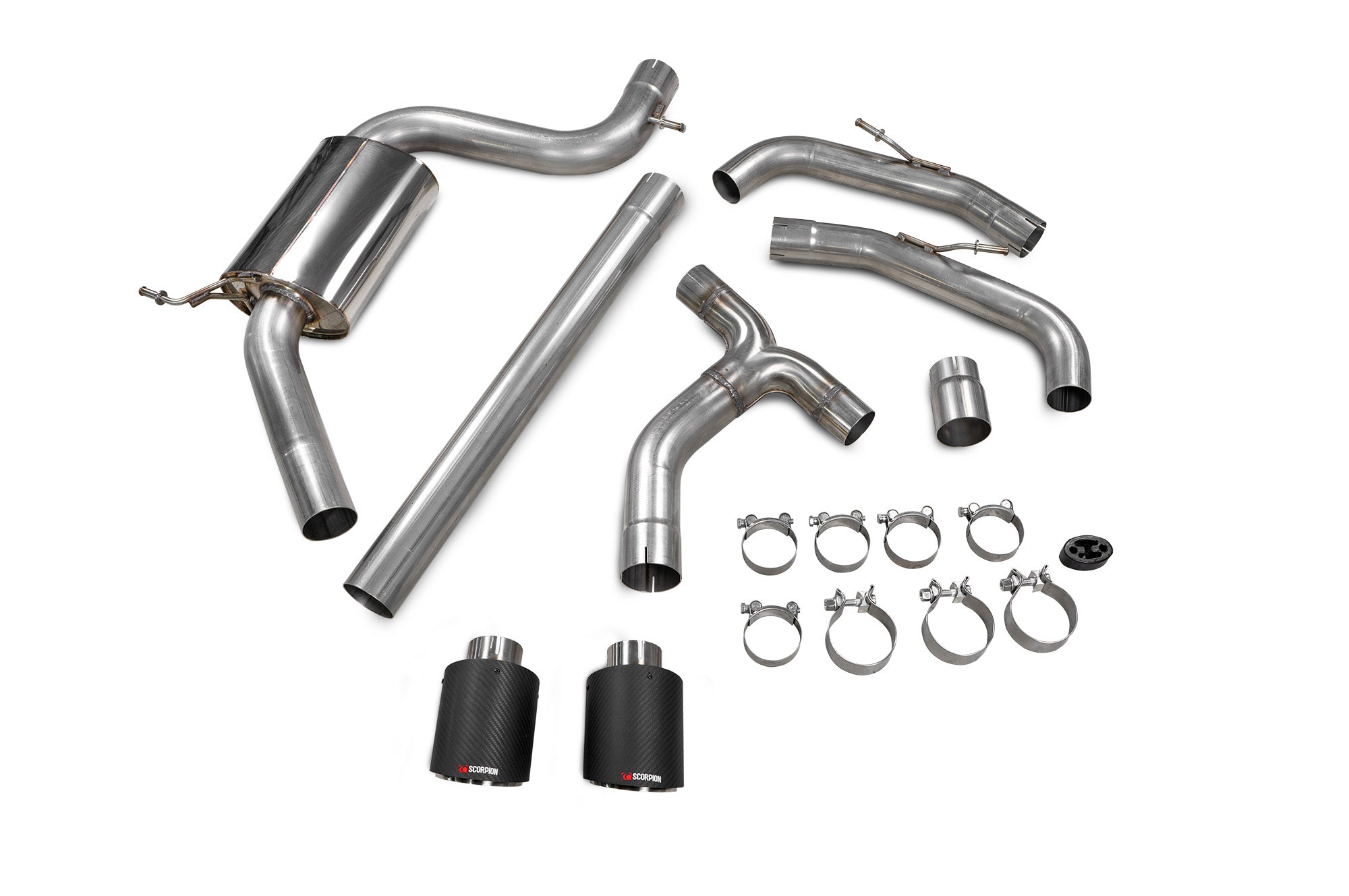 Scarico Scorpion GPF-back per Volkswagen Golf 8 GTI Clubsport-2