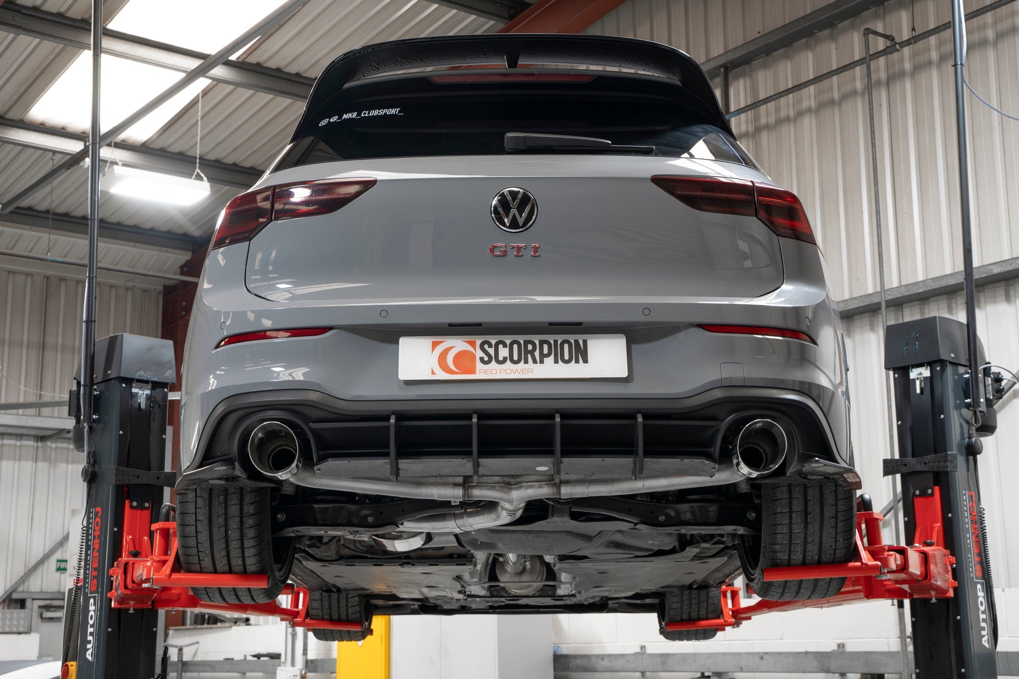 Scorpion GPF-back uitlaat Volkswagen Golf 8 GTI Clubsport-8