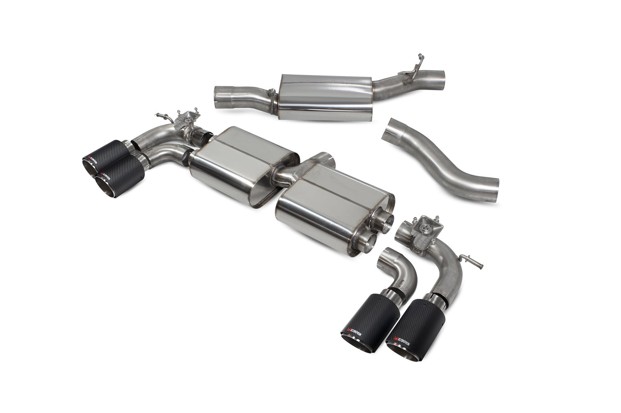 Scorpion GPF-back uitlaat Volkswagen Golf 8 R-14
