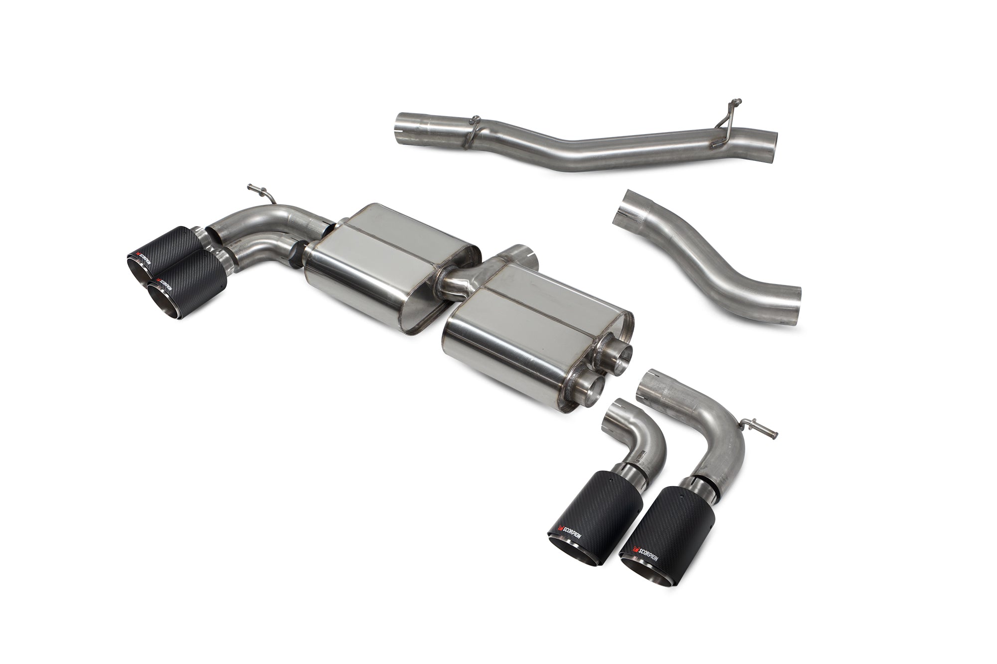 Scorpion GPF-back uitlaat Volkswagen Golf 8 R-8