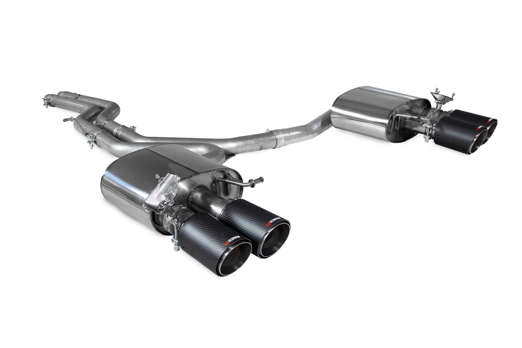 Scorpion Half uitlaat Audi S4 B9-1