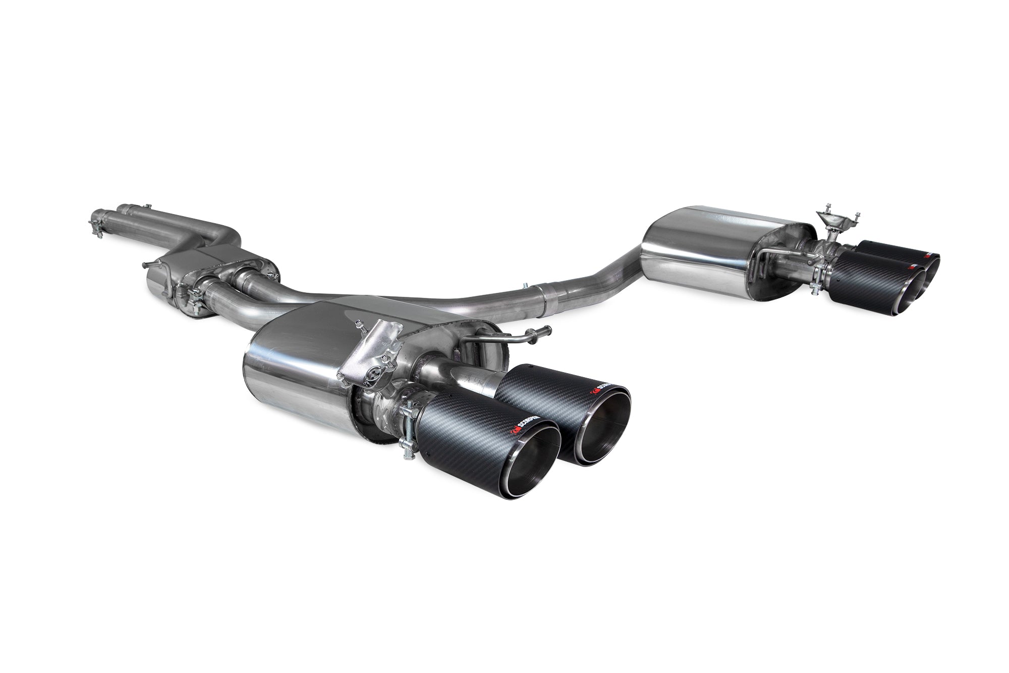 Scorpion Half uitlaat Audi S4 B9-12