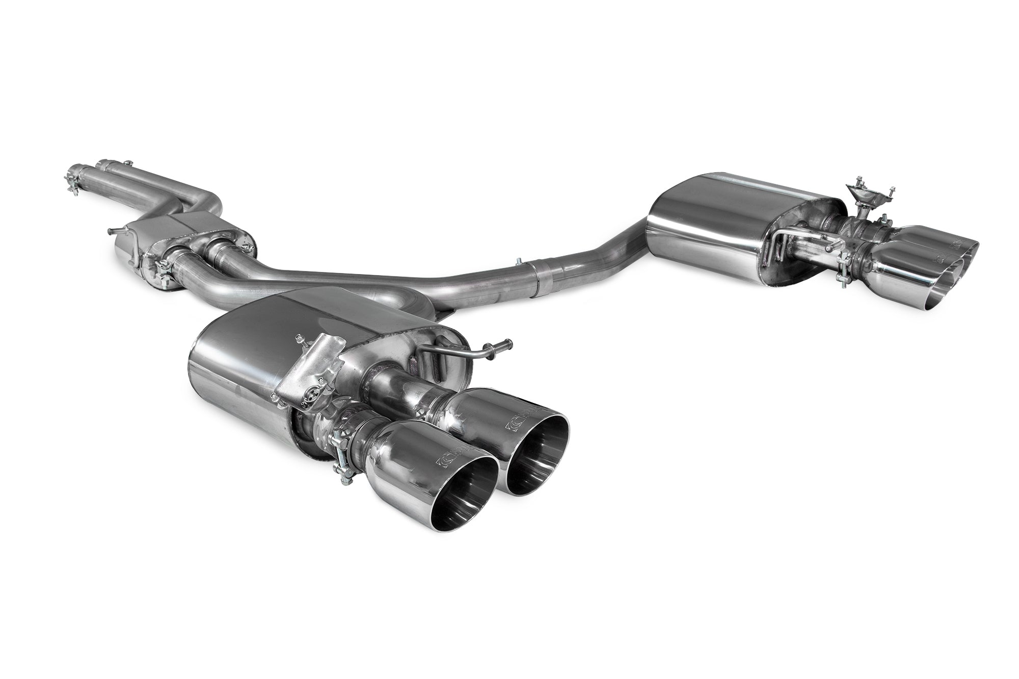 Scorpion Half uitlaat Audi S4 B9-15