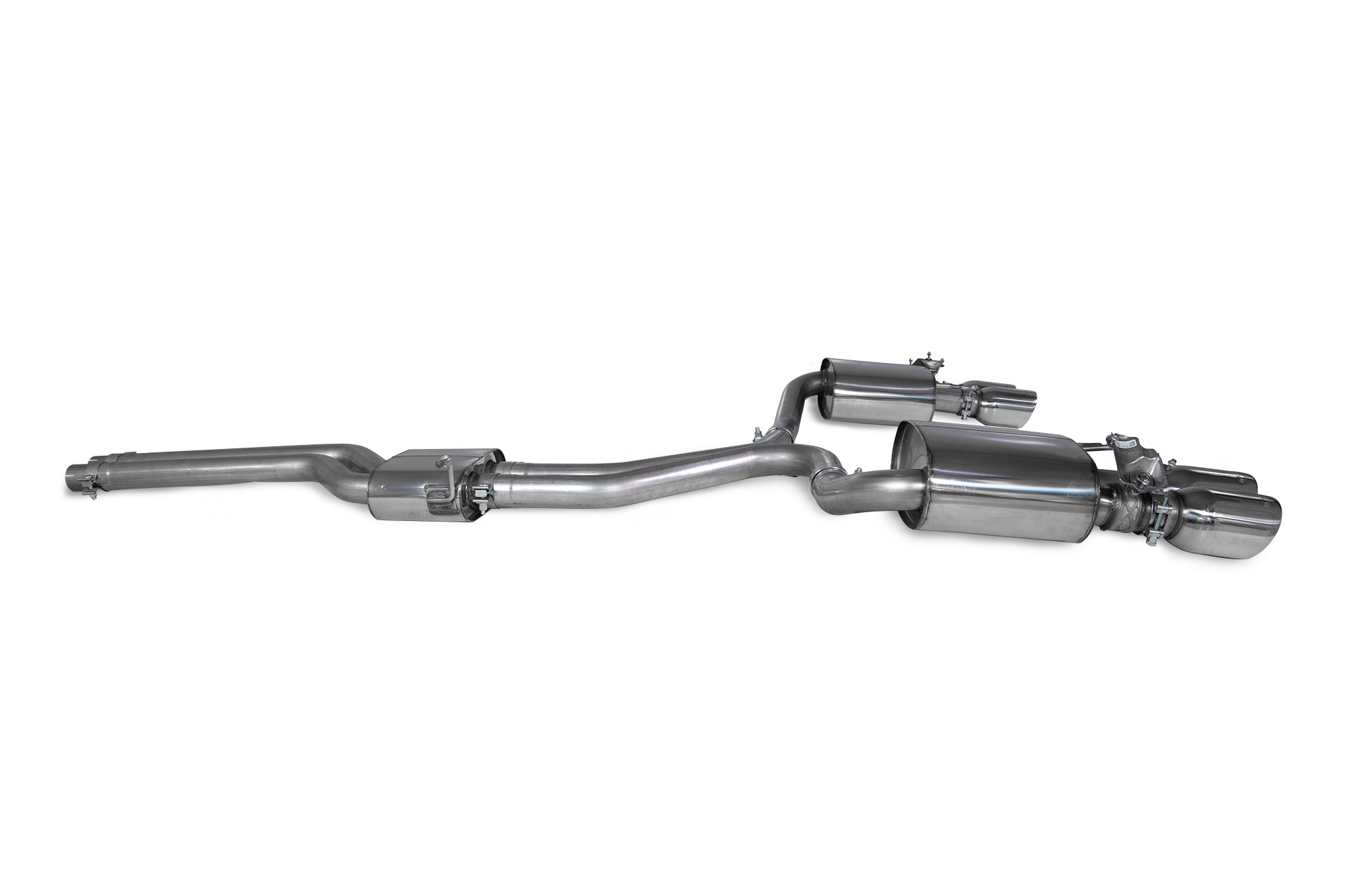 Scorpion Half uitlaat Audi S4 B9-16