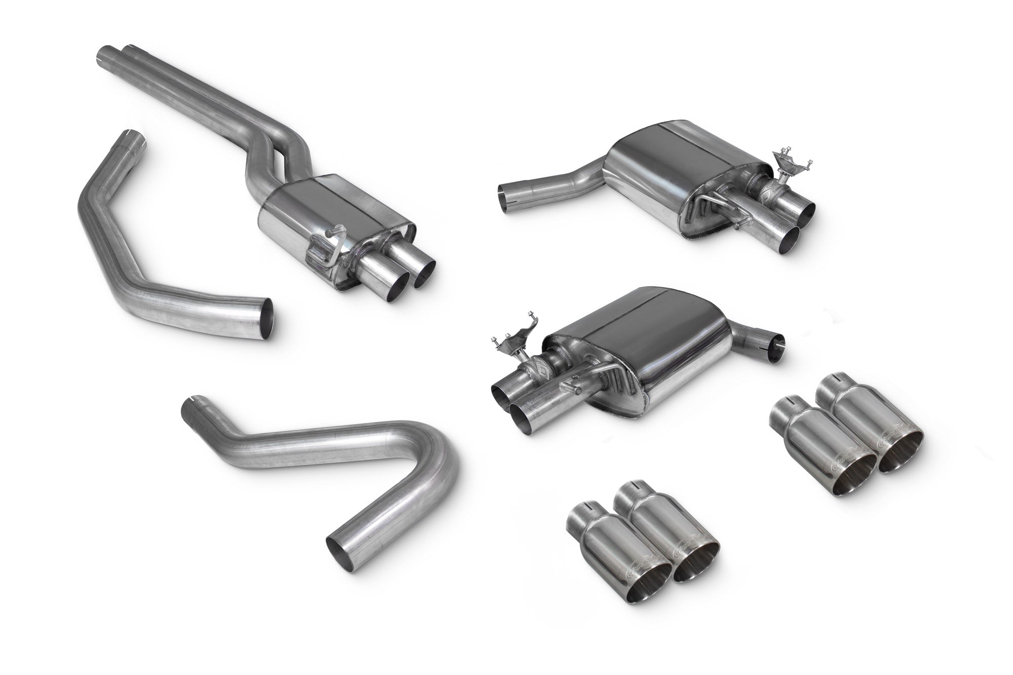 Scorpion Half uitlaat Audi S4 B9-17