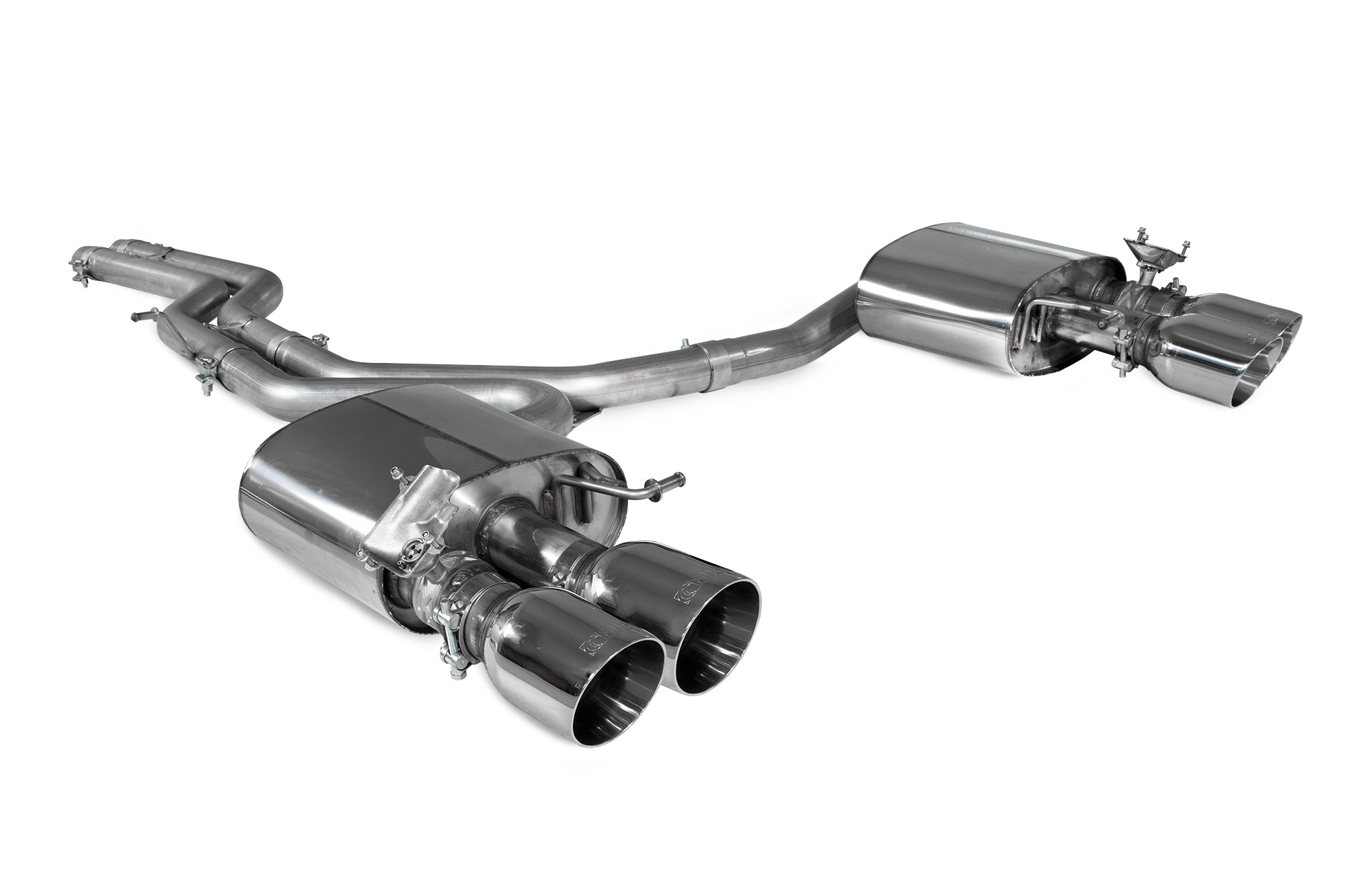 Scorpion Half uitlaat Audi S4 B9-4