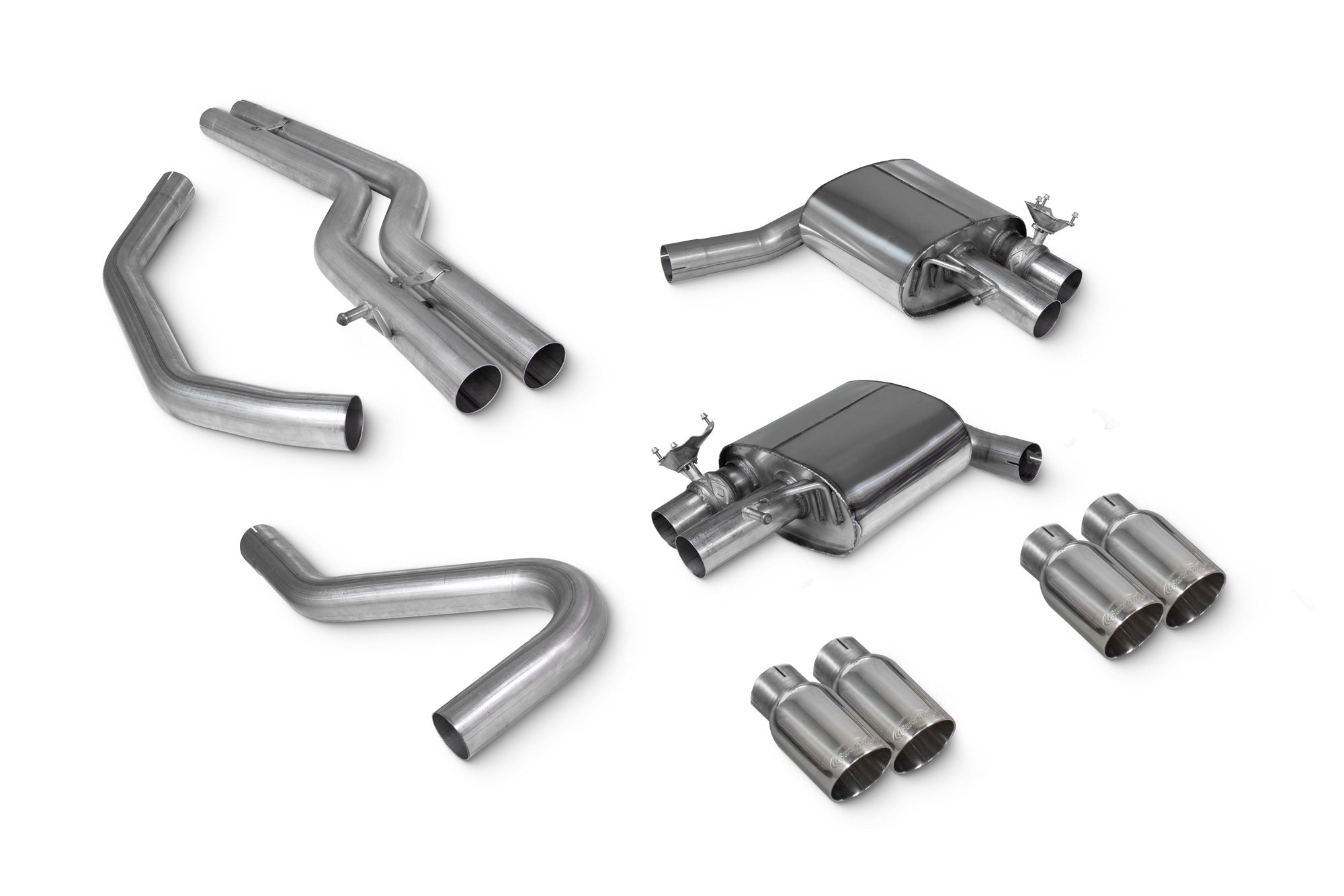 Scorpion Half uitlaat Audi S4 B9-6