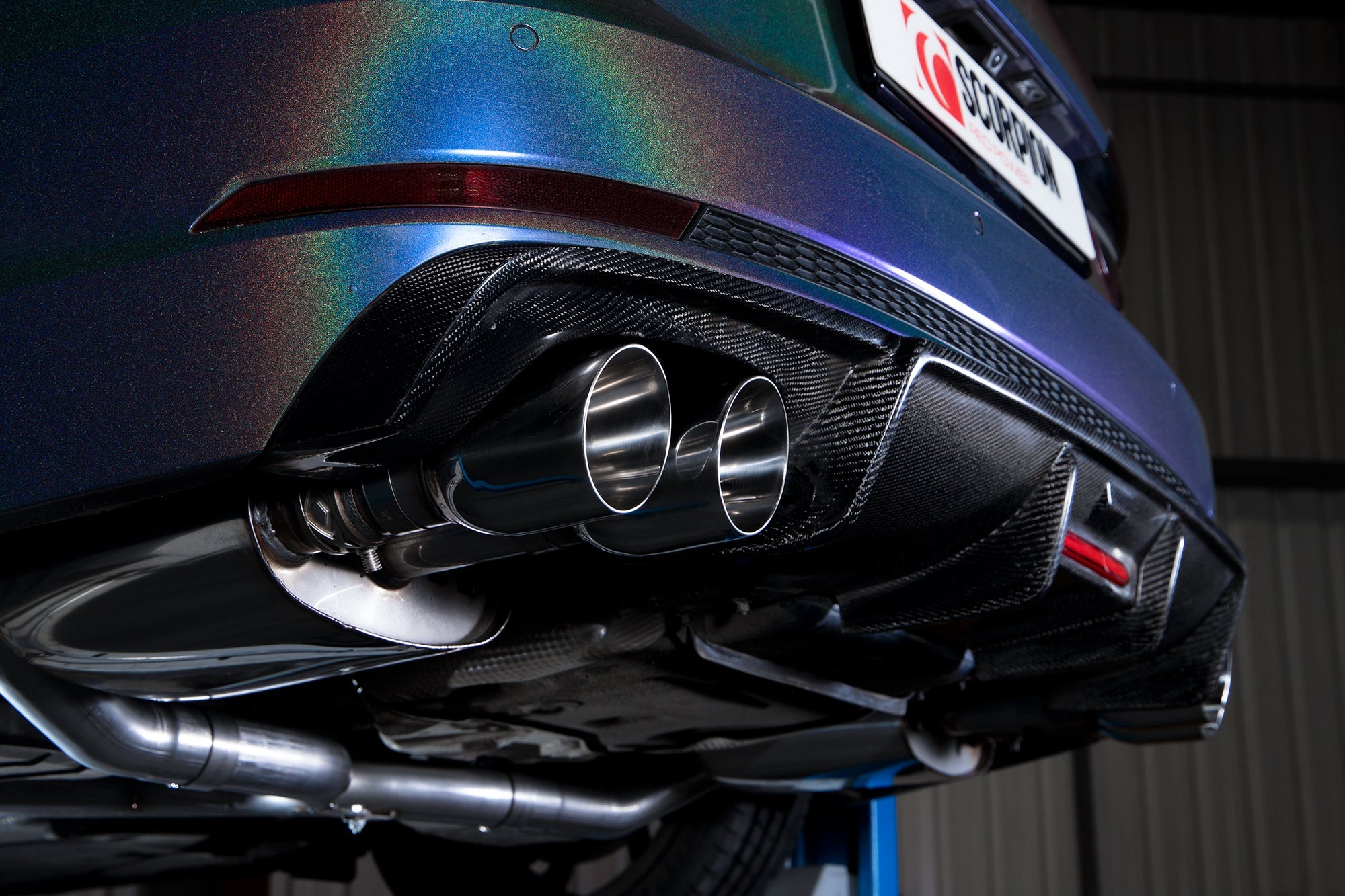 Scorpion Half uitlaat Audi S4 B9-9