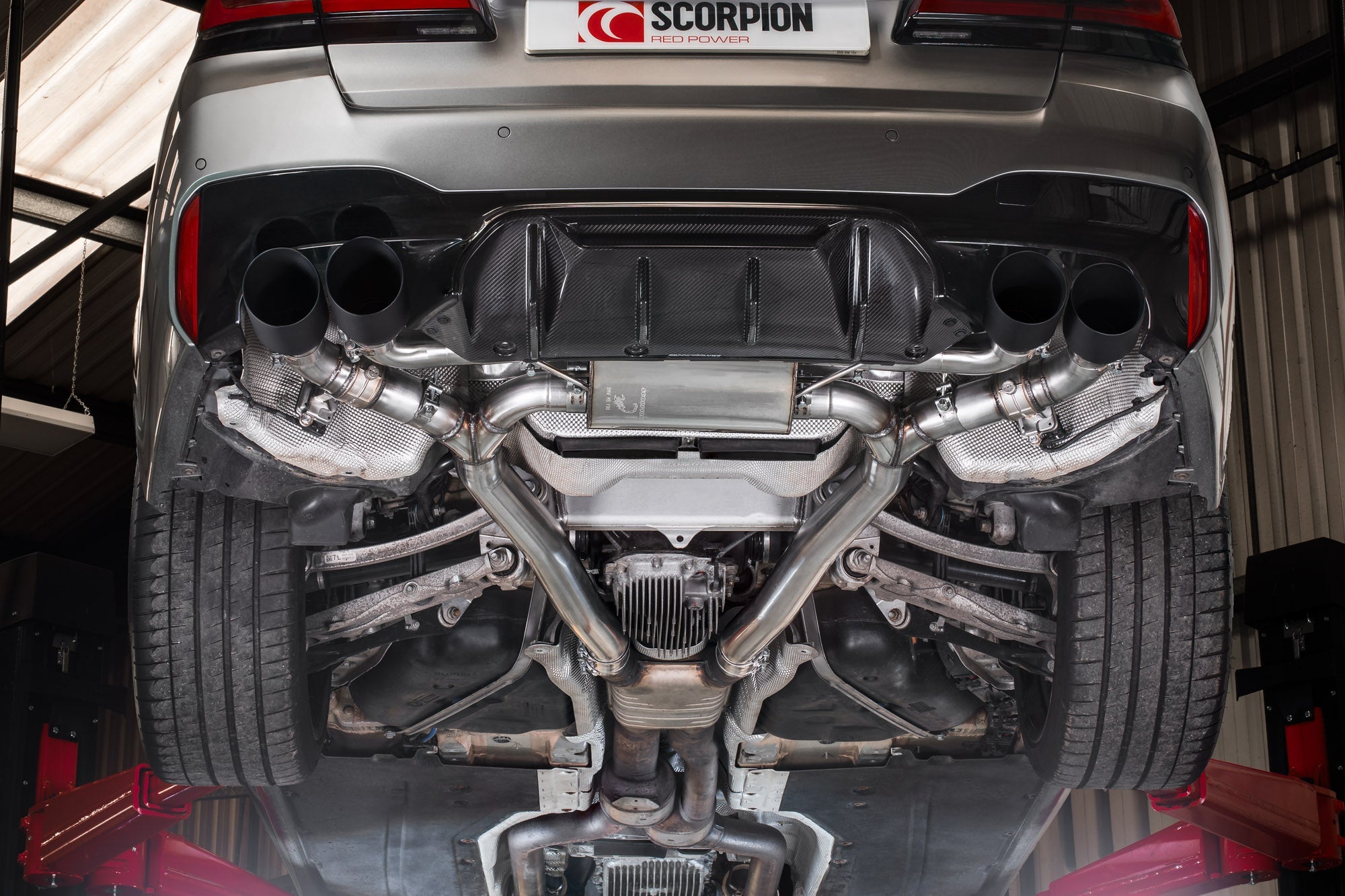 Scorpion Half uitlaat BMW M5 F90-8