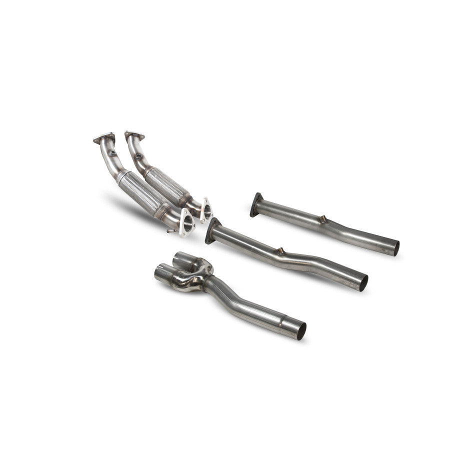 Échappement double Scorpion sans catalyseur pour Volkswagen Golf 5 R32-2