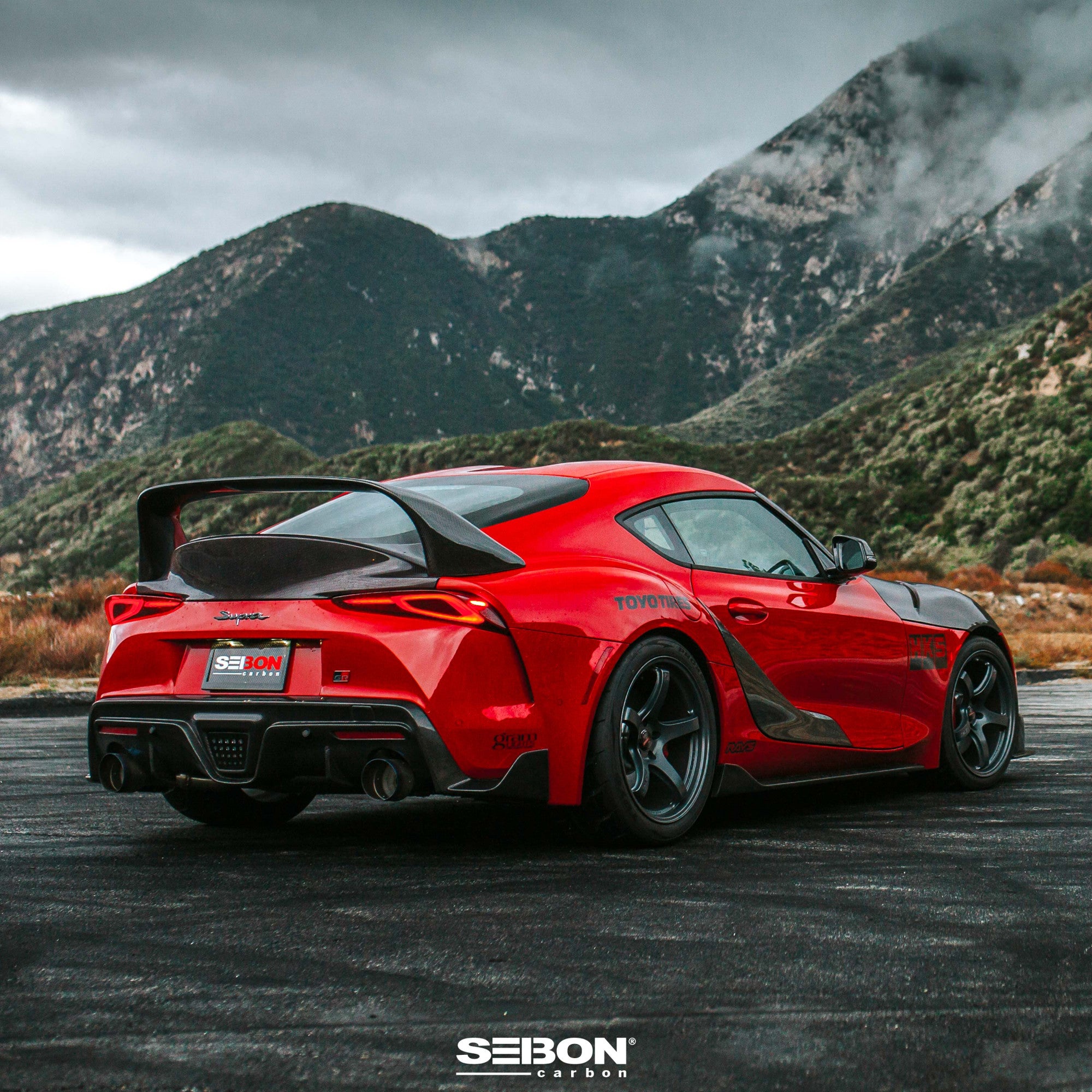 Seibon Achterspoiler Toyota Supra MK5 A90-5