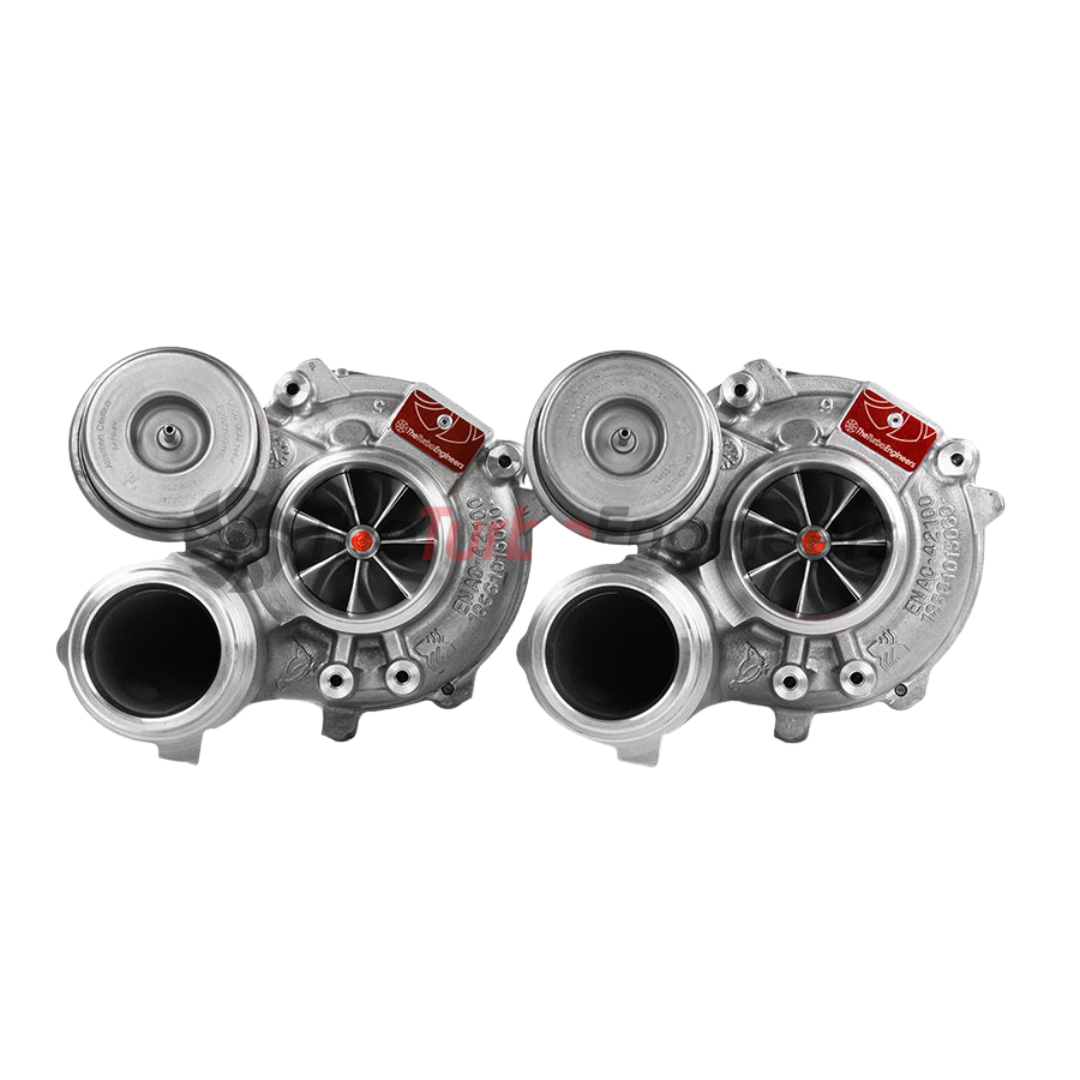 TTE910 - Turbocompressori potenziati - Mercedes E63 / C63 / G63 / GT / GTS AMG 4.0 V8 Biturbo M177 / M178