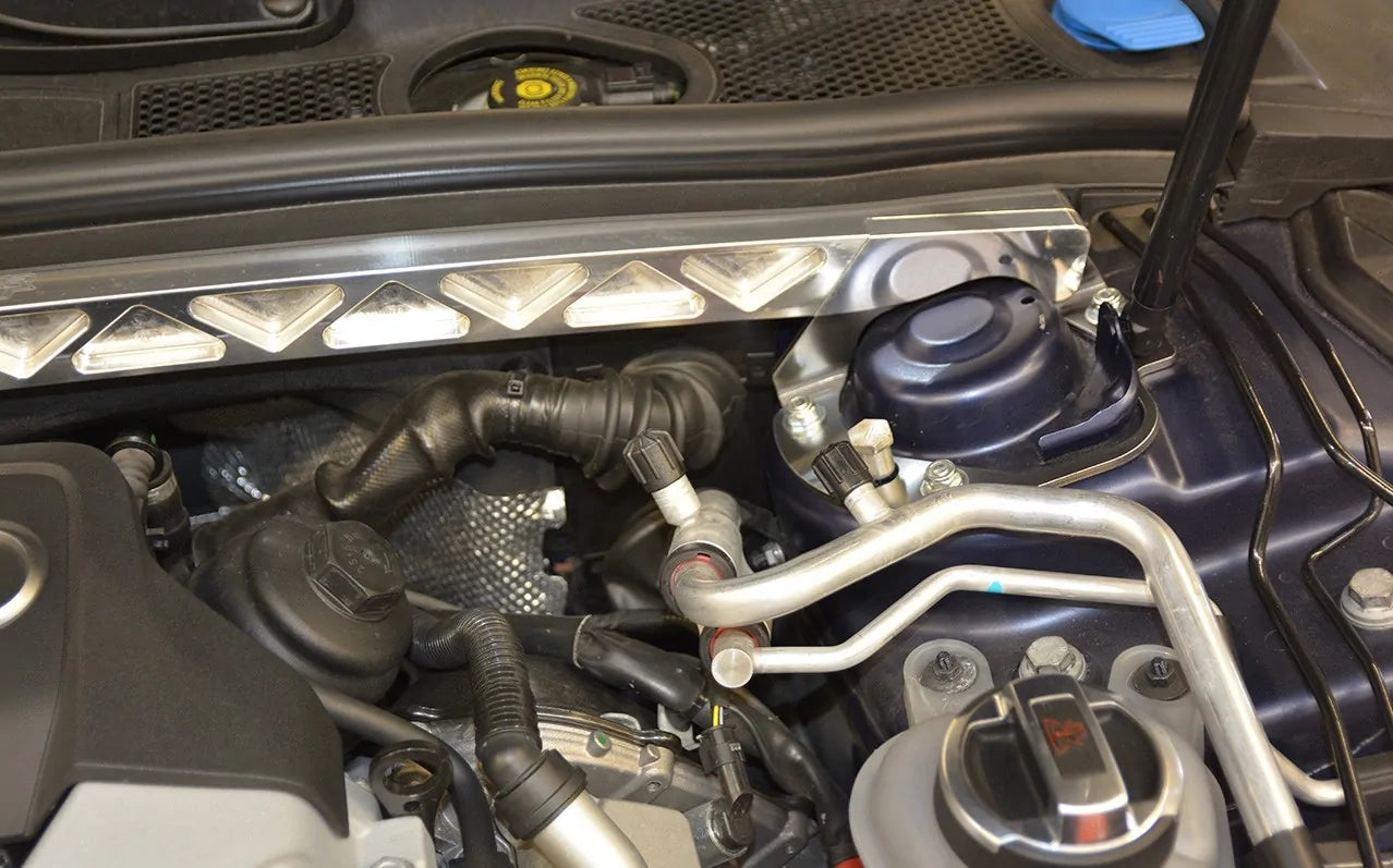 034 Motorsport Front Strut Brace B8 Audi A4 S4 Allroad 06