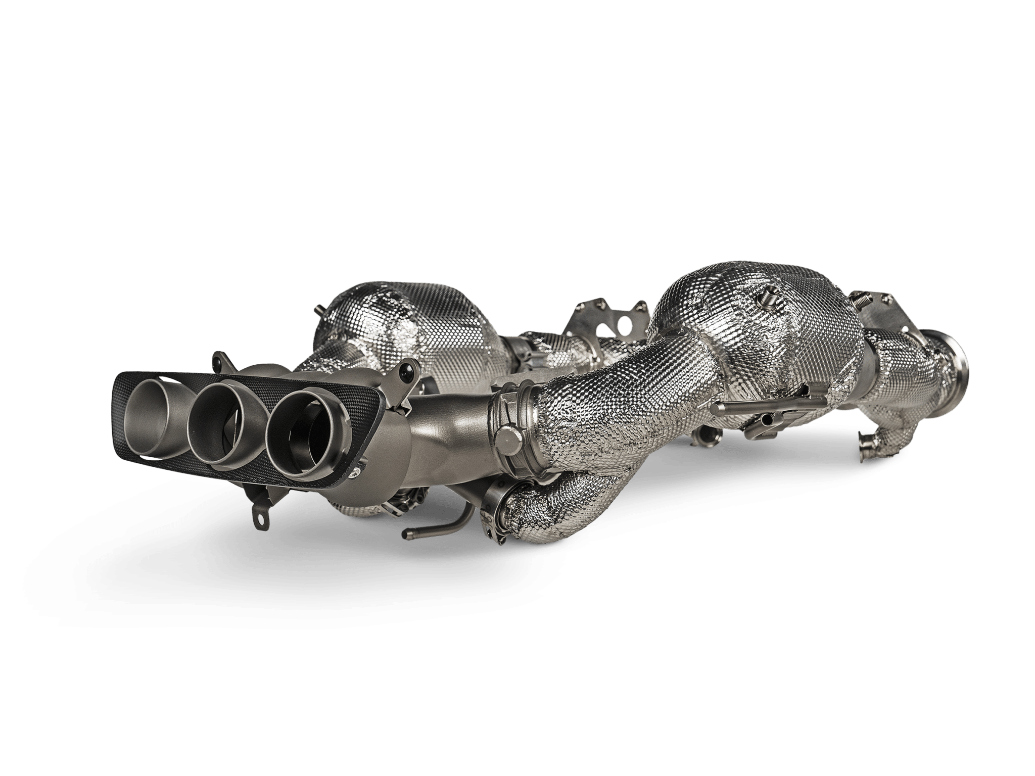 Akrapovič Link Pipe Set Rvs Ferrari 296 GTB GTS 1