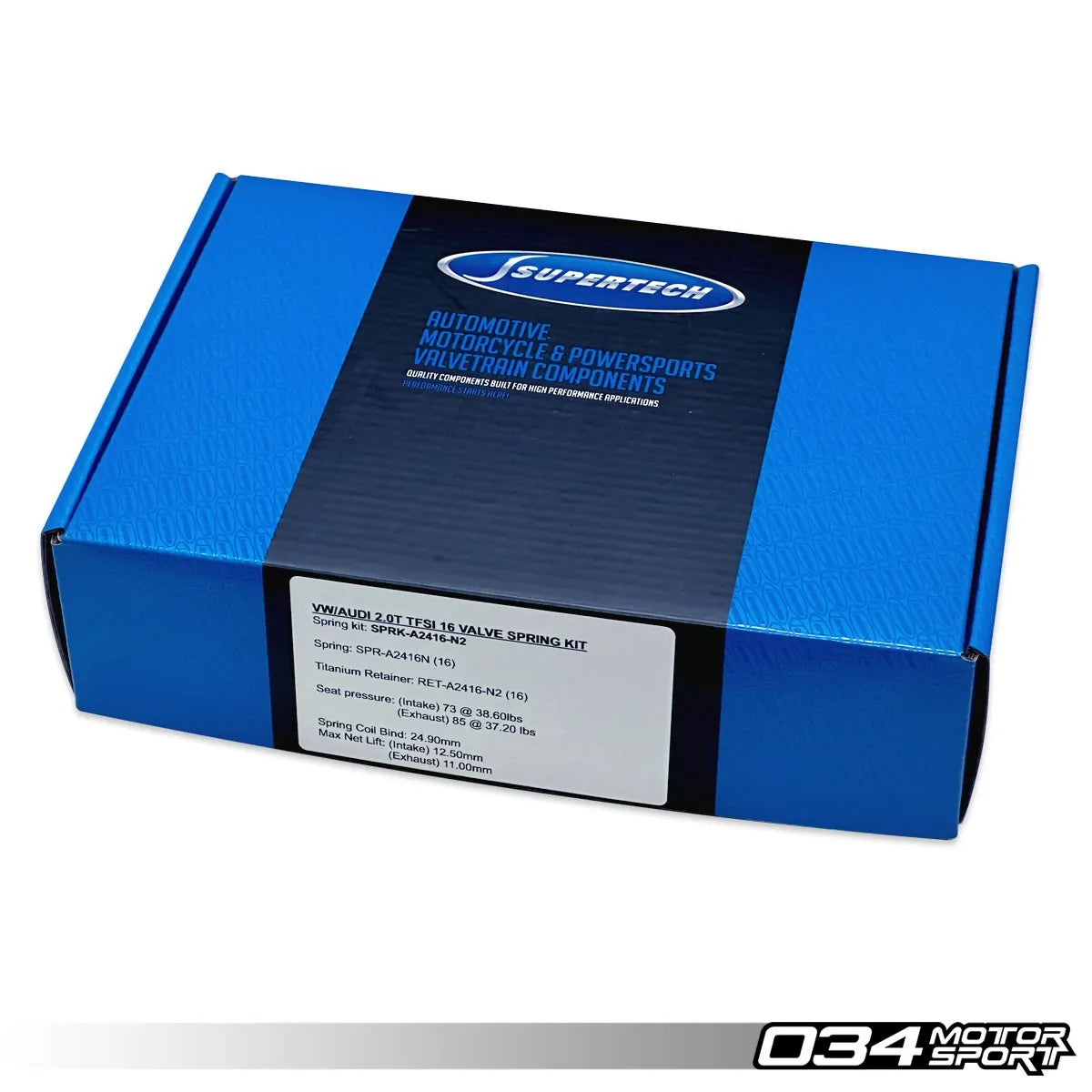 Supertech Valve Spring & Titanium Retainer Set, Volkswagen FSI & TSI 2.0T Engines 07