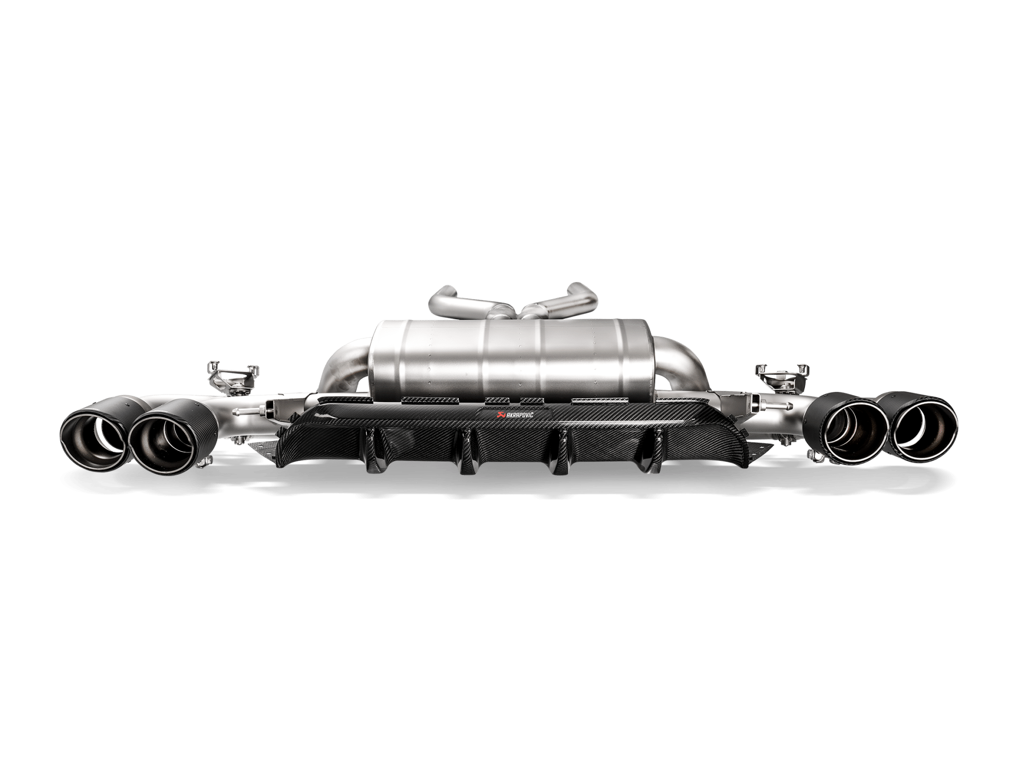 Diffusore in carbonio Akrapovic lucido BMW M5 F90 1