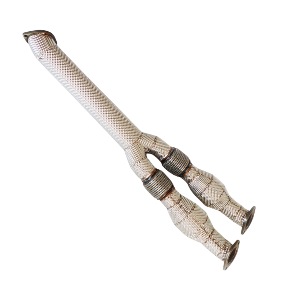 Tubo centrale Endura da 3,5″ per Nissan GT-R R35 con scudo termico