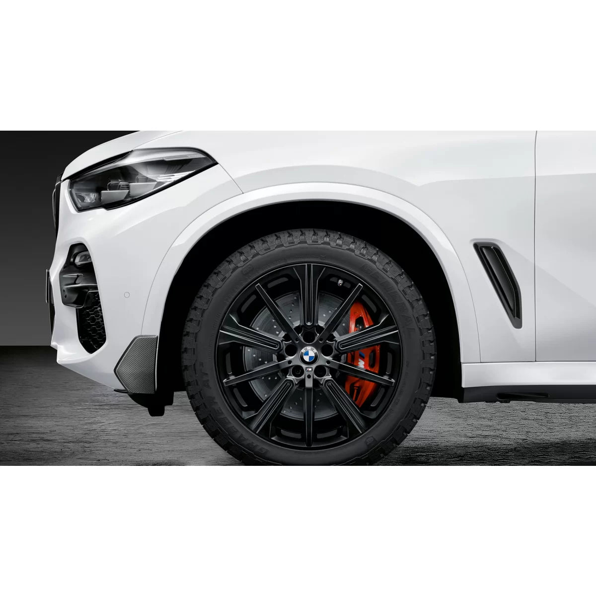 Bodykit splitters en diffuser M Performance carbon-look BMW X5 G05 M-Pakket 4
