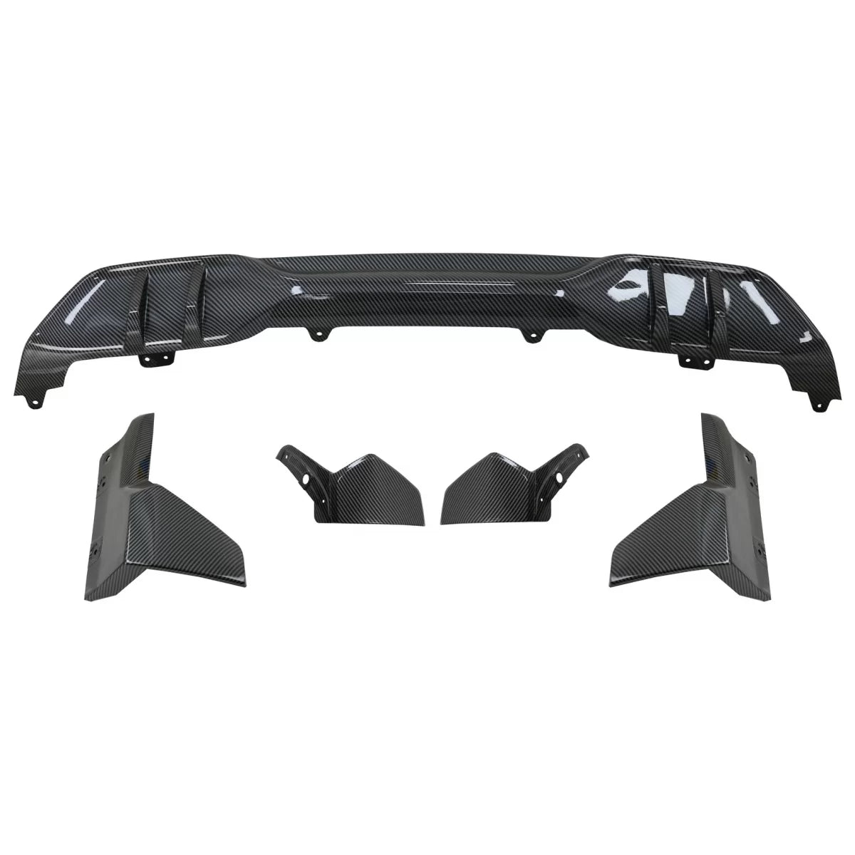 Bodykit splitters en diffuser M Performance carbon-look BMW X5 G05 M-Pakket 5