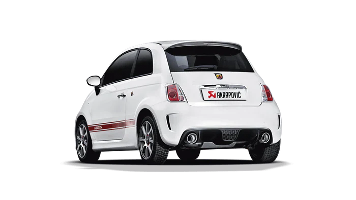 Système d'échappement Akrapovic Slip-On pour Abarth 500 500C 2