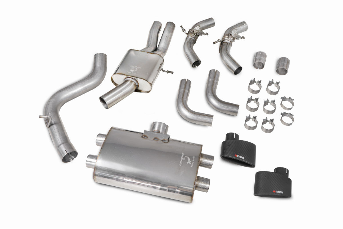 Échappement Scorpion Performance pour Audi RS3 8V Berline 02