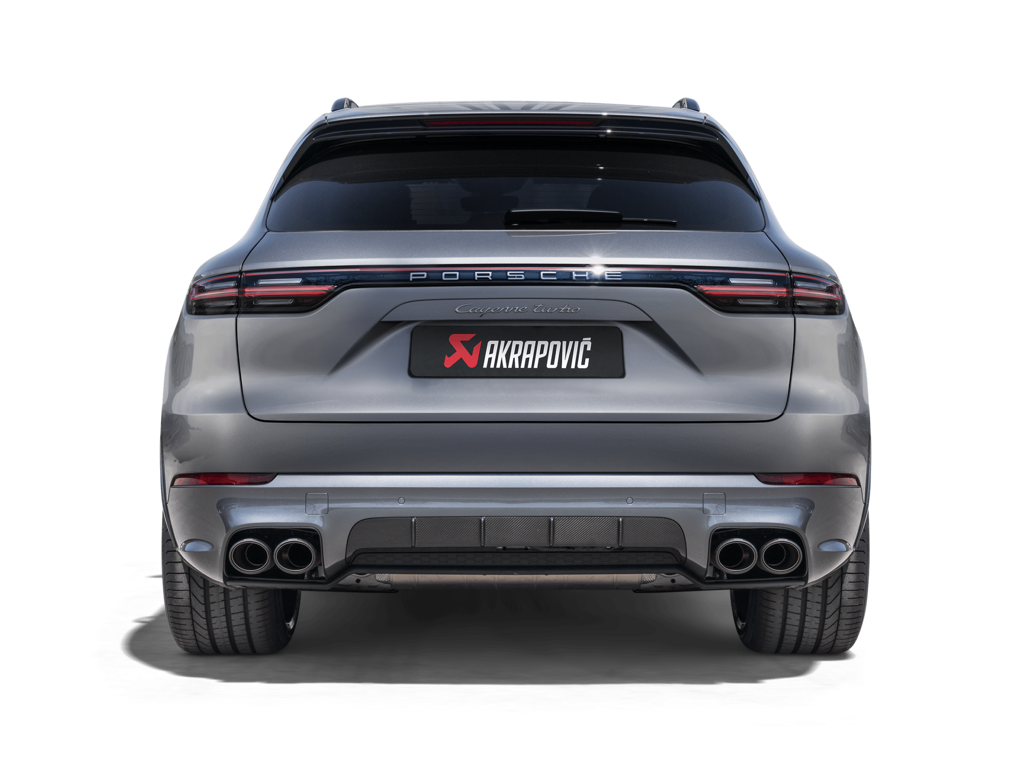 Système d'échappement Akrapovič Porsche 536 Cayenne E3 Turbo S 1