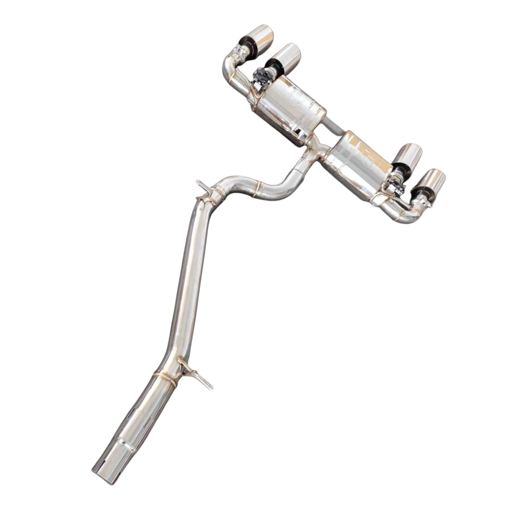 Układ wydechowy Endura Catback Golf 7R / 7.5R - zawory + zdalne sterowanie - 2.0 TSI EA888.3 MQB