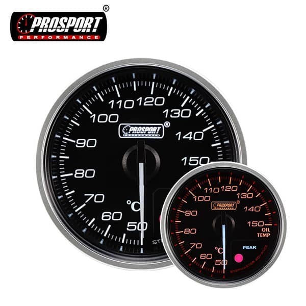 Prosport Supreme 60mm Olie Termometer Rood Wit