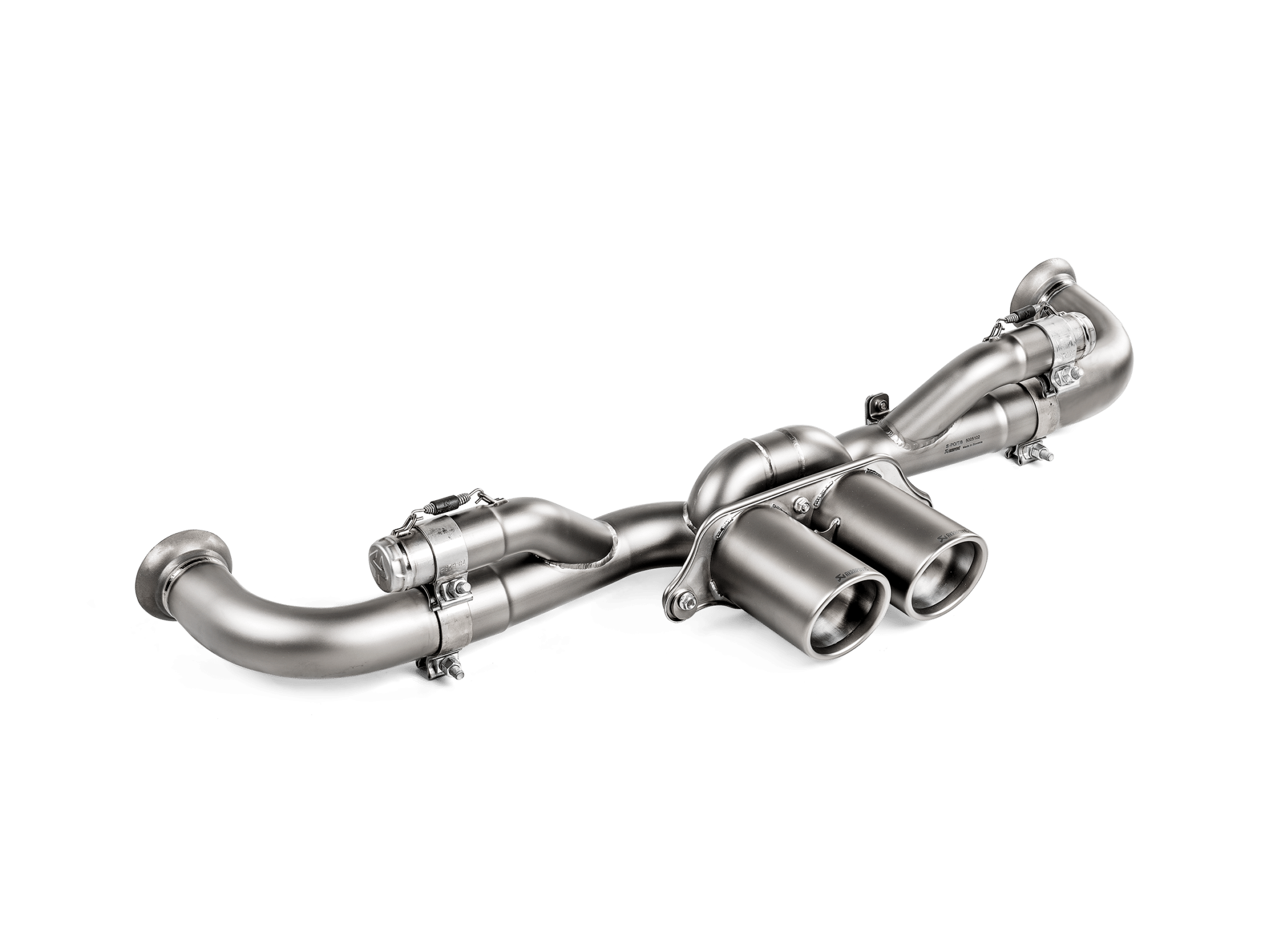 Akrapovič Link pipe set titanium Porsche 911 GT3 991.2 1