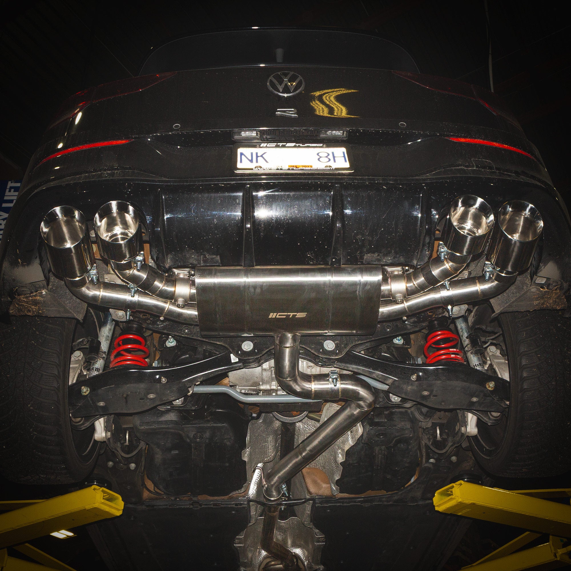 CTS Catback uitlaat Volkswagen Golf 8 R