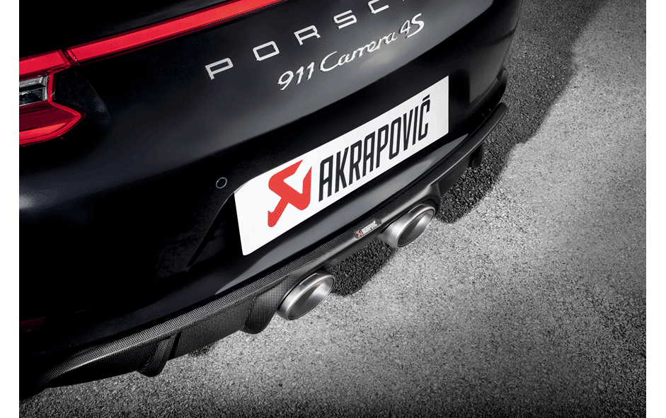 Akrapovič Diffuseur Mat Porsche 911 Carrera S 4 GTS 991.2 2