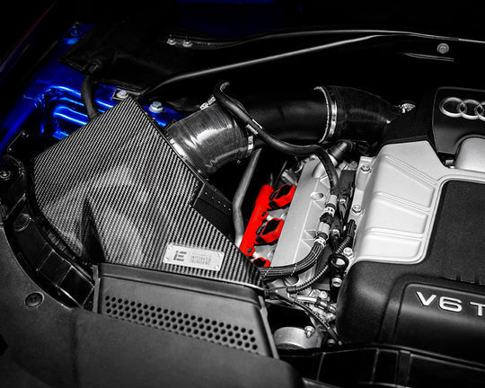 IE Koolstofvezel Inlaatdeksel AUDI S4 SQ5 Q5 S5 Coupe 04