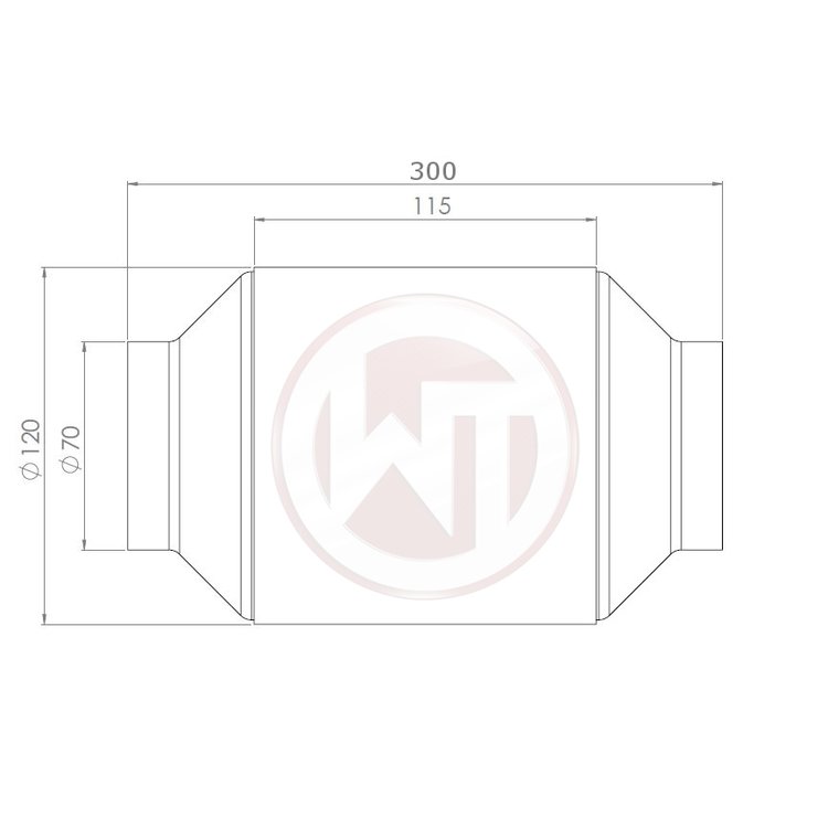 Catalizzatore Wagner Tuning 100 Cpsi Eu6