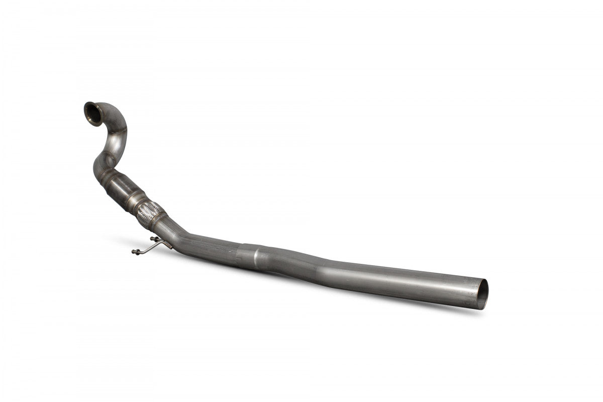 Scorpion Downpipe with HFC Audi S3 VW MK7.5 Seat Leon 01
