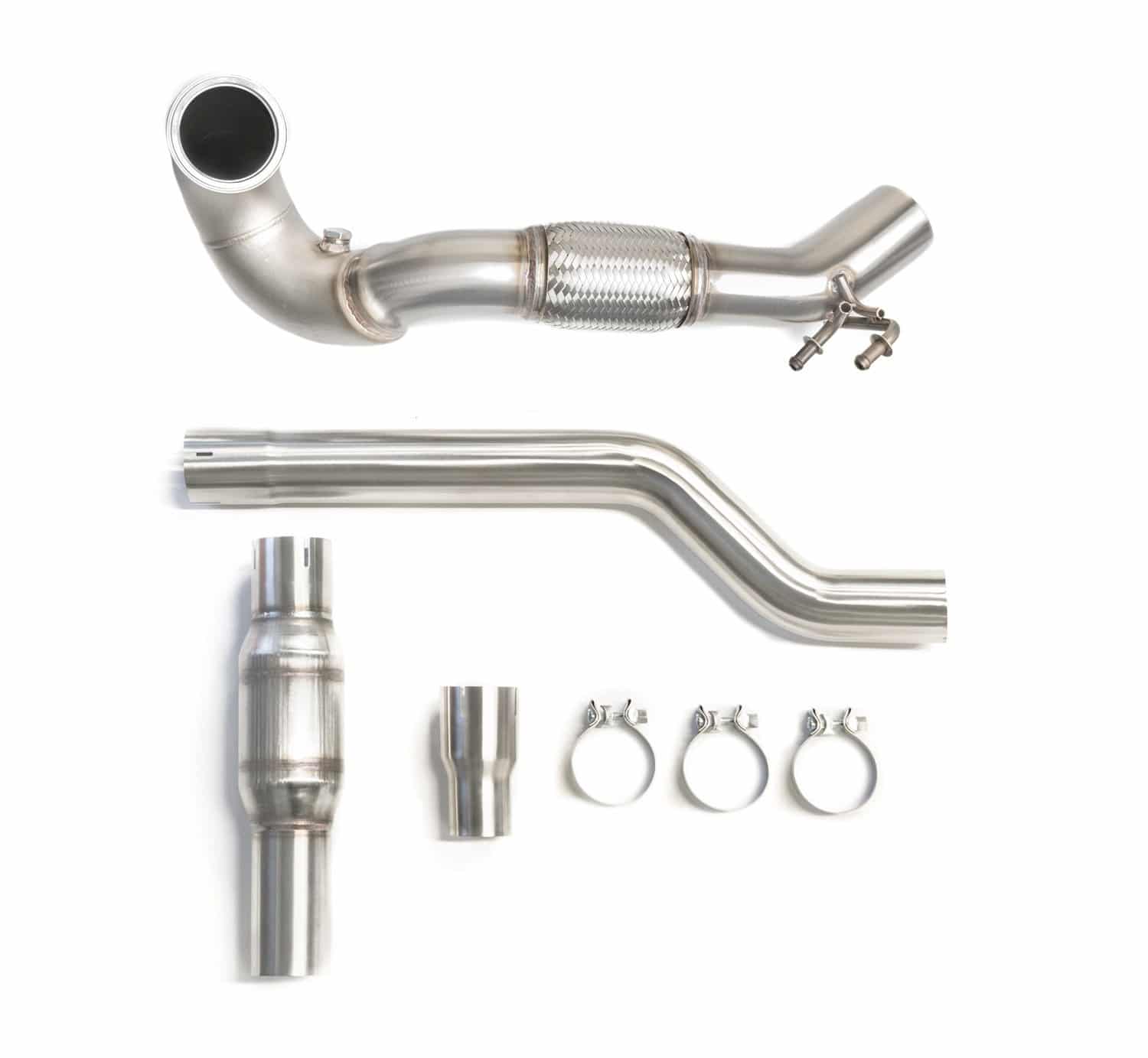 Rura spustowa cts turbo cat audi q3 8u vw tiguan mk2 awd