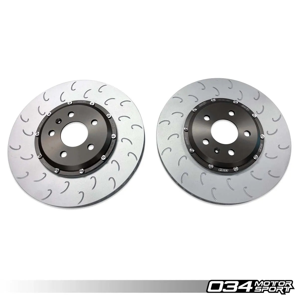 2 Piece Floating Front Brake Rotor Upgrade Kit for Audi B8 B8.5 S4 S5 Q5 1