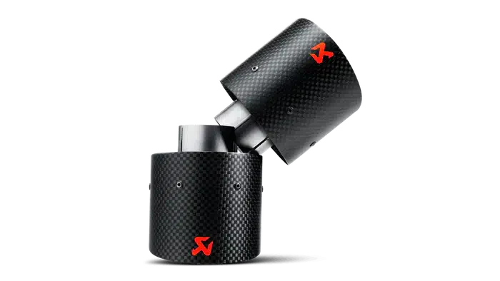 Akrapovic Carbon Tail Pipe Set Mini JCW Coupé R58