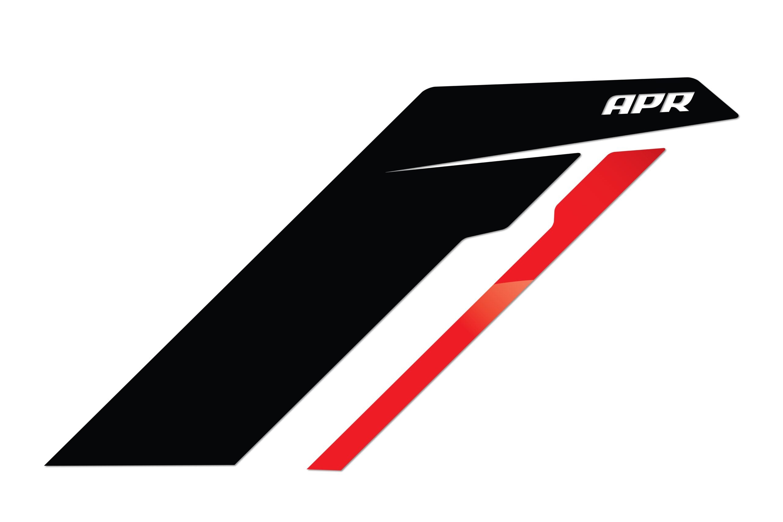 APR – Sideburns Fender-Aufkleber in Schwarz, Silber oder Rot