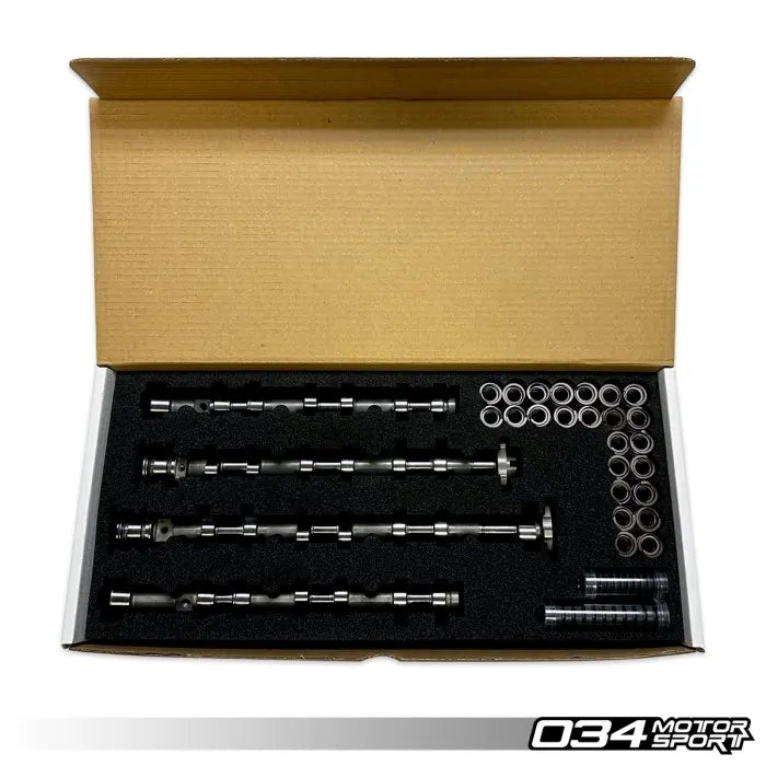 Kit d'arbre à cames 034Motorsport pour B8 B8.5 Audi S4 S5, C7 A6 A7, & Q5 SQ5 3.0 TFSI 3
