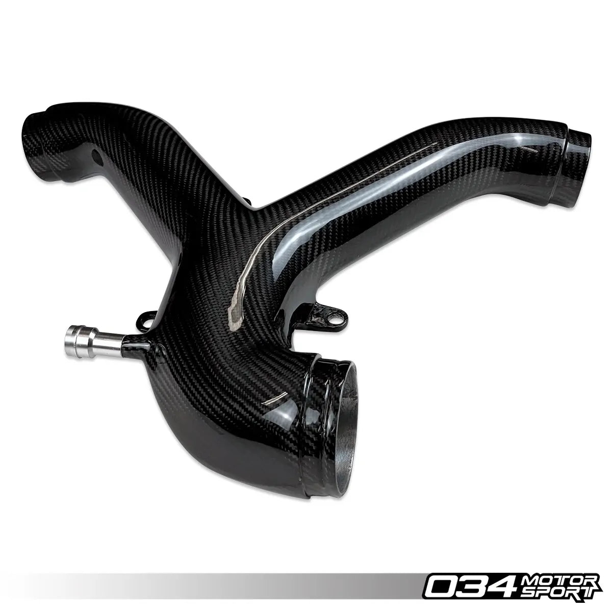 Collecteur d'échappement en Y 034 Motorsport en fibre de carbone pour Audi B5 S4 C5 A6 02
