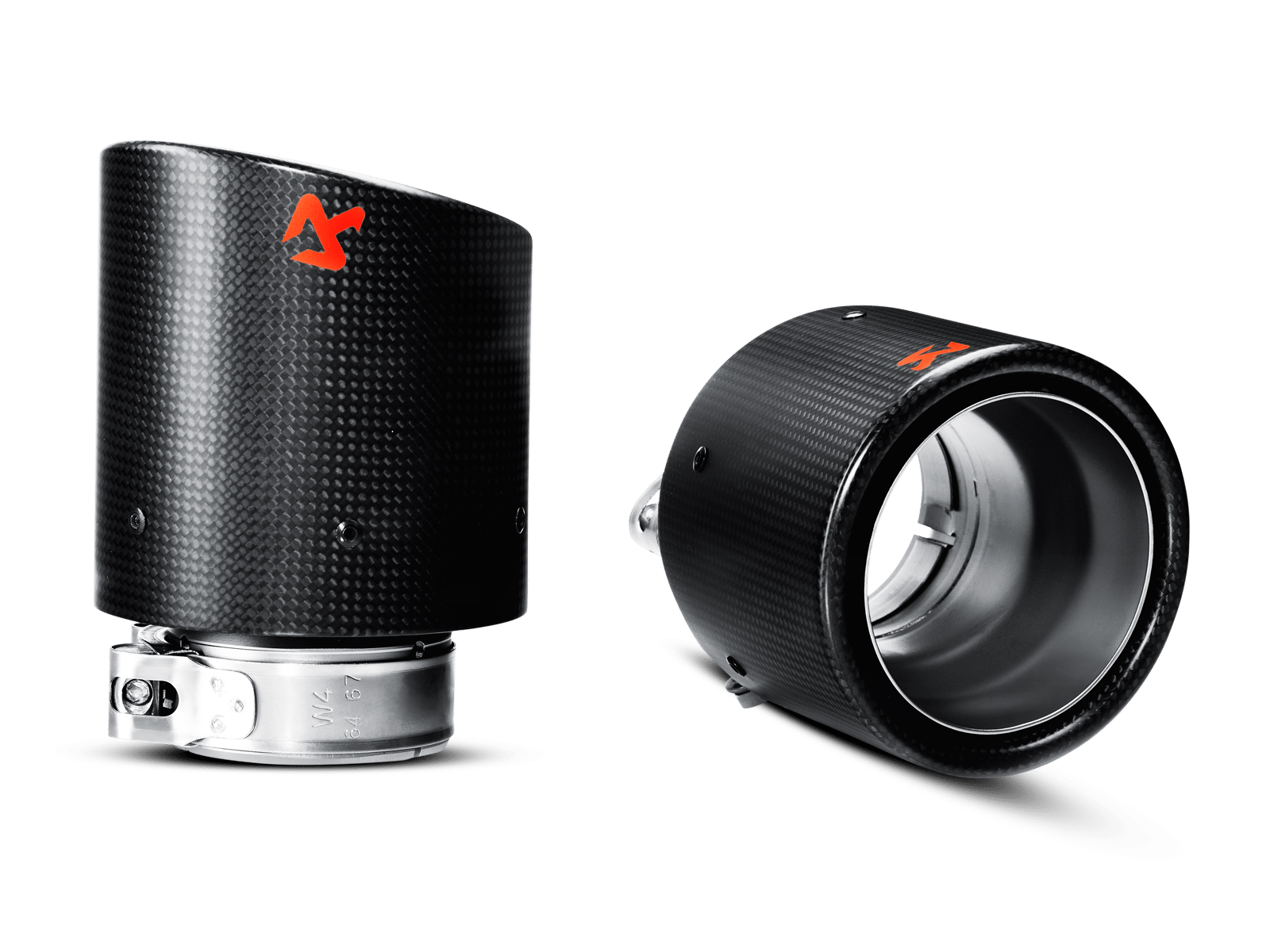 Zestaw końcówek Akrapovič Carbon VW Golf 6 GTD 1