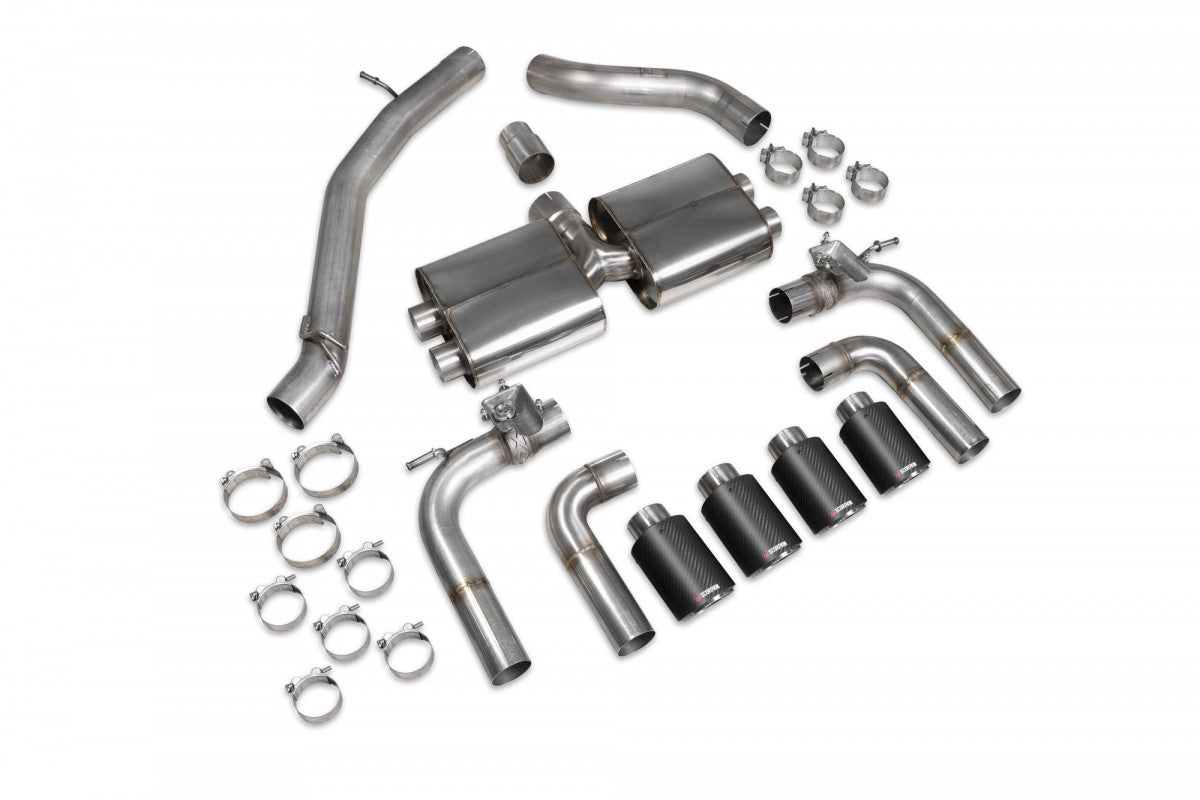 Scorpion Niet resonerend cat back Audi S3 2.0T 8V PFL 2